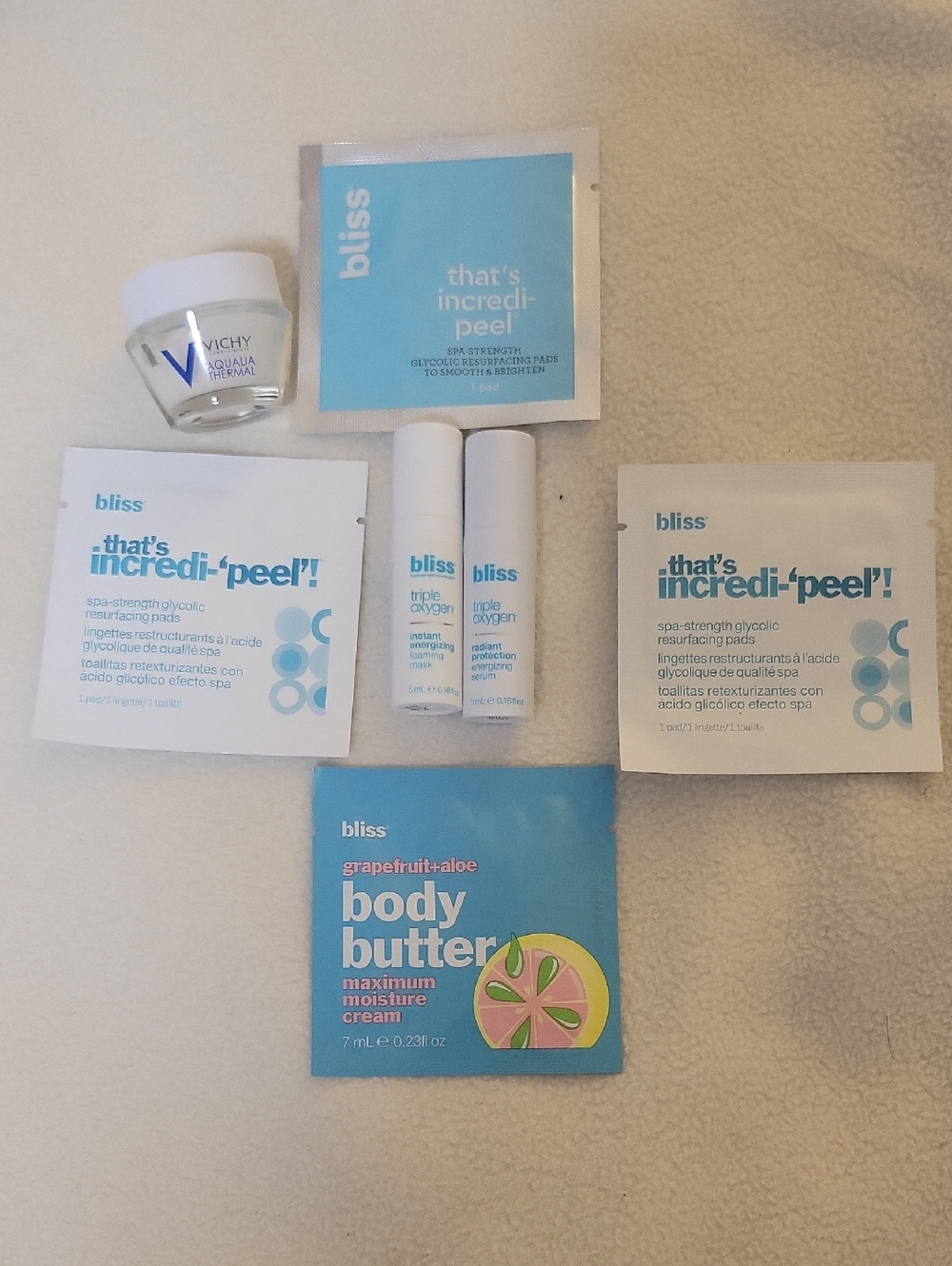 Bliss Light Blue Travel Skincare Sampler